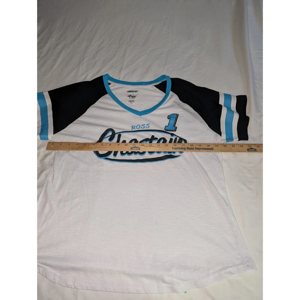 4Her By‎ Carl Banks Nascar Women's XL Short Sleeve Ross Chastain Graphic Shirt - Picture 5 of 8